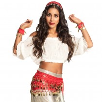 4 ACCESSOIRES DANSE DU VENTRE ORIENTALE ADULTE
