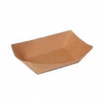 4 BARQUETTES CARTON BIO KRAFT 17X9.5X5.5CM