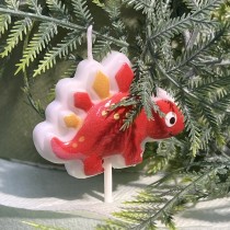 4 BOUGIES ANNIVERSAIRE DINOSAURE