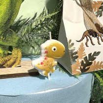 4 BOUGIES ANNIVERSAIRE DINOSAURE