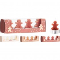 4 BOUGIES CHAUFFE-PLAT PAIN D\'ÉPICES 3.5H 4X5CM