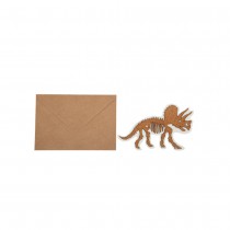 4 CARTONS INVITATION DINOSAURE ENVELOPPES 15X9CM