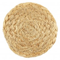 4 DESSOUS DE VERRE NATURELS 10CM