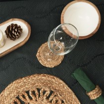4 DESSOUS DE VERRE NATURELS 10CM