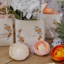 4 FLEURS RENONCULE ARTIFICIELLE 6CM BLUSH