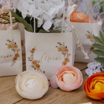 4 FLEURS RENONCULE ARTIFICIELLE 6CM ROSE