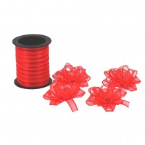 4 N?\'UDS ADHESIFS 5CM RUBAN 1X10CM ROUGE