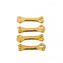 4 OS RÉSINE OR 6X1.5CM
