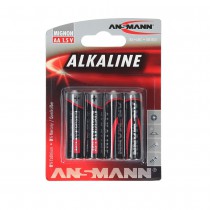 4 PILES ALKALINE LR6 AA ANSMANN