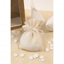 4 SACHETS POLYESTER FILET 10X8CM OR MÉTAL