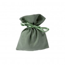 4 SACHETS TISSU FAÇON PEAU PÊCHE 10X8CM VERT