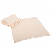 4 SERVIETTES GAZE DE COTON LAVABLE 40CM ROSE