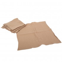 4 SERVIETTES GAZE DE COTON LAVABLE 40CM TAUPE