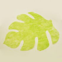4 SETS DE TABLE DECOUPÉ FEUILLE - MENTHE
