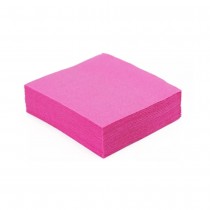 40 SERVIETTES COCKTAIL PAPIER 25CM FUCHSIA