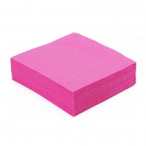 40 SERVIETTES PAPIER GAUFRÉ 38CM FUCHSIA