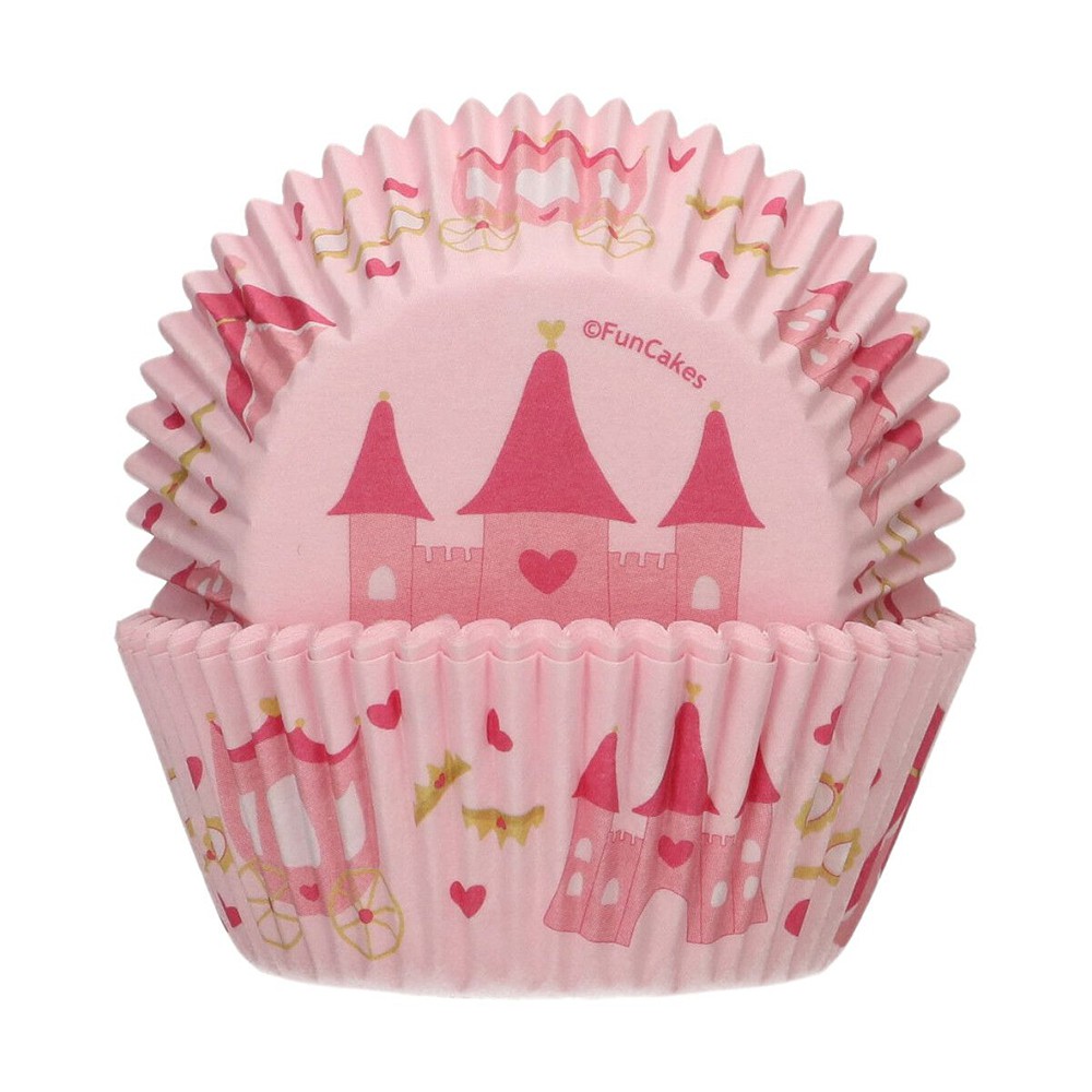 48 CAISSETTES À CUPCAKES PRINCESSES