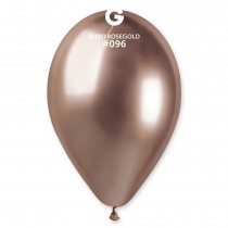 5 BALLONS BIO SHINY BRILLANT 33CM ROSE GOLD