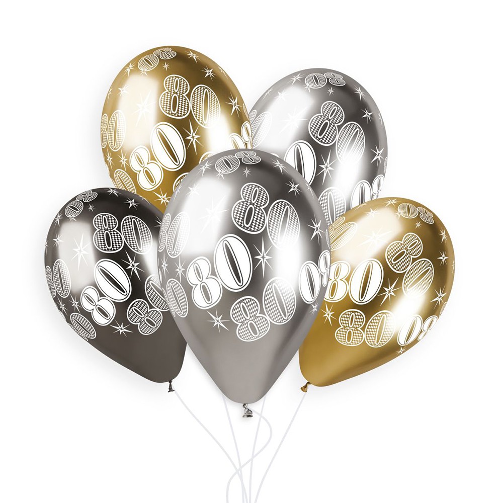 6 Ballons à confettis éoiles de 30 cm Ballons confettis - Dragées