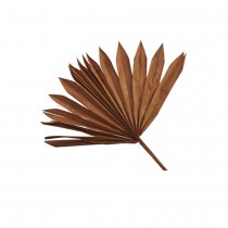 5 FEUILLES ARTIFICIELLES DÉCO COUPE SOLEIL MARRON