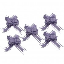 5 NŒUDS À TIRER ORGANZA 15X23CM LILAS