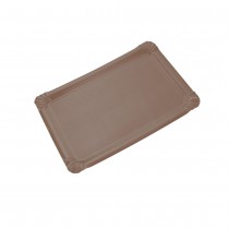 5 PLATEAUX EN CARTON 24X33CM - CHOCOLAT