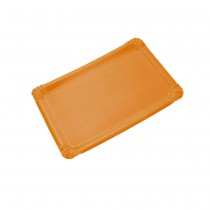 5 PLATEAUX EN CARTON 24X33CM - ORANGE