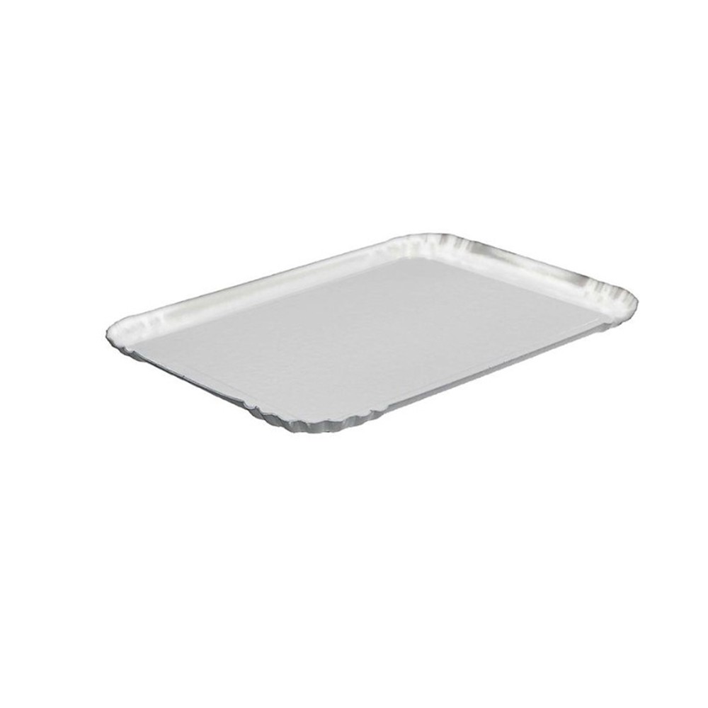 5 PLATEAUX TRAITEUR BIO 19X28CM BLANC