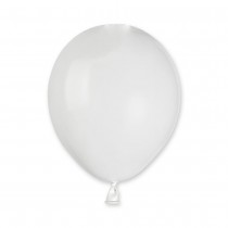 50 BALLONS LATEX BIO 13CM BLANC