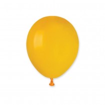 50 BALLONS LATEX BIO 13CM JAUNE MOUTARDE