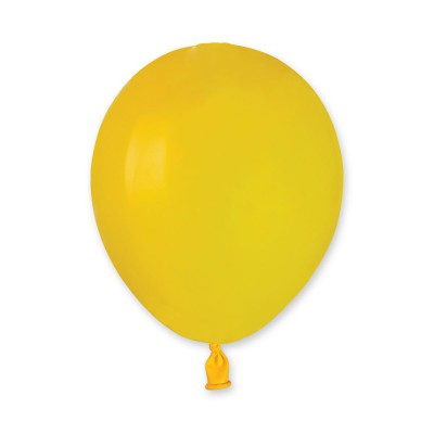50 BALLONS LATEX BIO 13CM JAUNE
