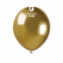 50 BALLONS LATEX BIO SHINY 13CM OR