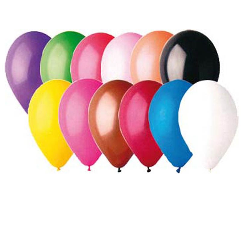 50 BALLONS LATEX BIO 30CM MULTICOLORES