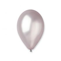 50 BALLONS MÉTALLISÉS ARGENT BIO DIAM 30