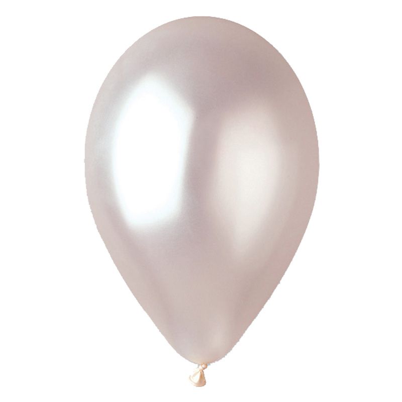 50 BALLONS LATEX MÉTALLISÉS BIO 30CM ROSE GOLD