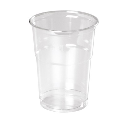 50 POTS PLASTIQUE 40CL TRANSPARENT