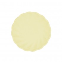 6 ASSIETTES BIO ROND FESTON 18.8CM JAUNE PASTEL