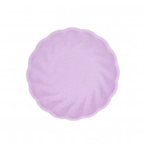 6 ASSIETTES BIO ROND FESTON 18.8CM LILAS PASTEL