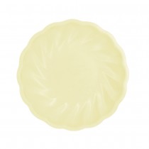 6 ASSIETTES BIO ROND FESTON 22.9CM JAUNE PASTEL