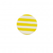 6 ASSIETTES CARTON RAYÉ DOLCE VITA 23CM JAUNE