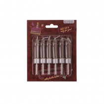 6 BOUGIES PÉNIS CIRE BOBÈCHE ANNIVERSAIRE CHAUD 6CM
