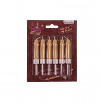 6 BOUGIES PÉNIS CIRE BOBÈCHE ANNIVERSAIRE CHAUD 6CM
