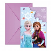 6 CARTONS INVITATION FROZEN IDYLLIC WONDER 10X15CM