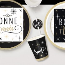 6 GOBELETS CARTON BONNE ANNÉE