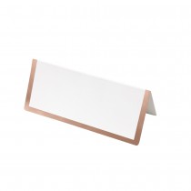 6 MARQUE PLACES BORD MÉTALLISÉE 7X7CM ROSE GOLD