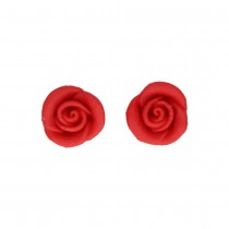 6 ROSES ROUGE PÂTE D\'AMANDE