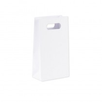 6 SACHETS GOODIES BLANC 10X18X5CM