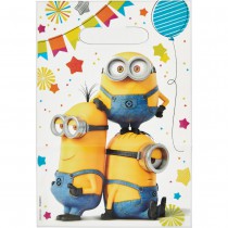 6 SACS À CADEAUX MINIONS