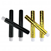 6 SARBACANES SÉCURISÉES CARTON 15CM MIX OR NOIR