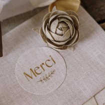 6 TIGES RENONCULE ARTIFICIELLE 4.5CM CRÈME TAUPE
